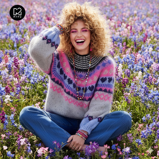 Strickanleitung – MYPZ top-down sweater Blue Heart No6 (ENG-NL-DE)