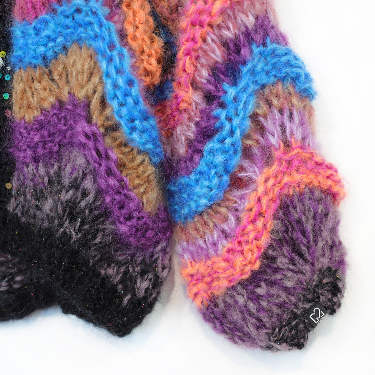 Strickset – Kurze Chunky-Mohair-Strickjacke Maple Wave Nr.12 (ENG-DE-NL-ES-FR-IT-DA-SV-NO)