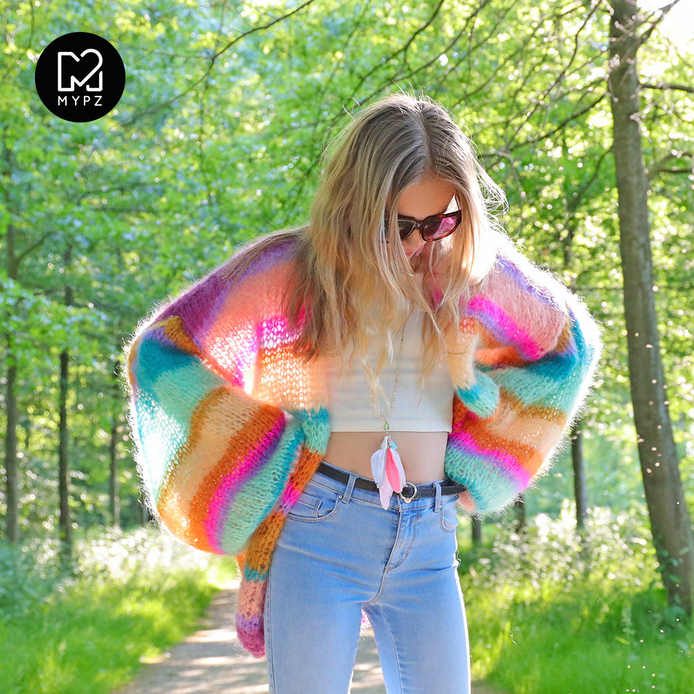 Strickanleitung – MYPZ Basic Light Mohair Cardigan Crystal No10 (ENG-NL-DE)