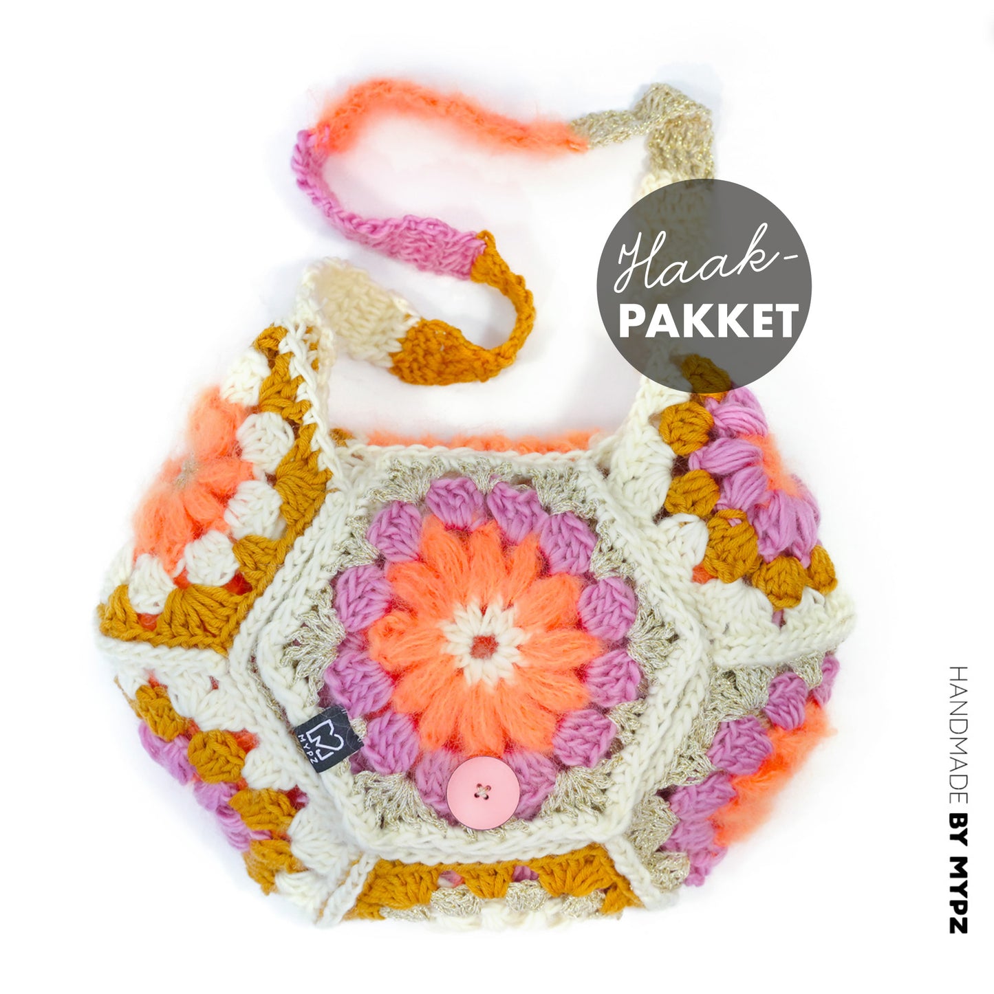 Häkelset - MYPZ hexagon Tasche Elite (ENG-NL-DE)