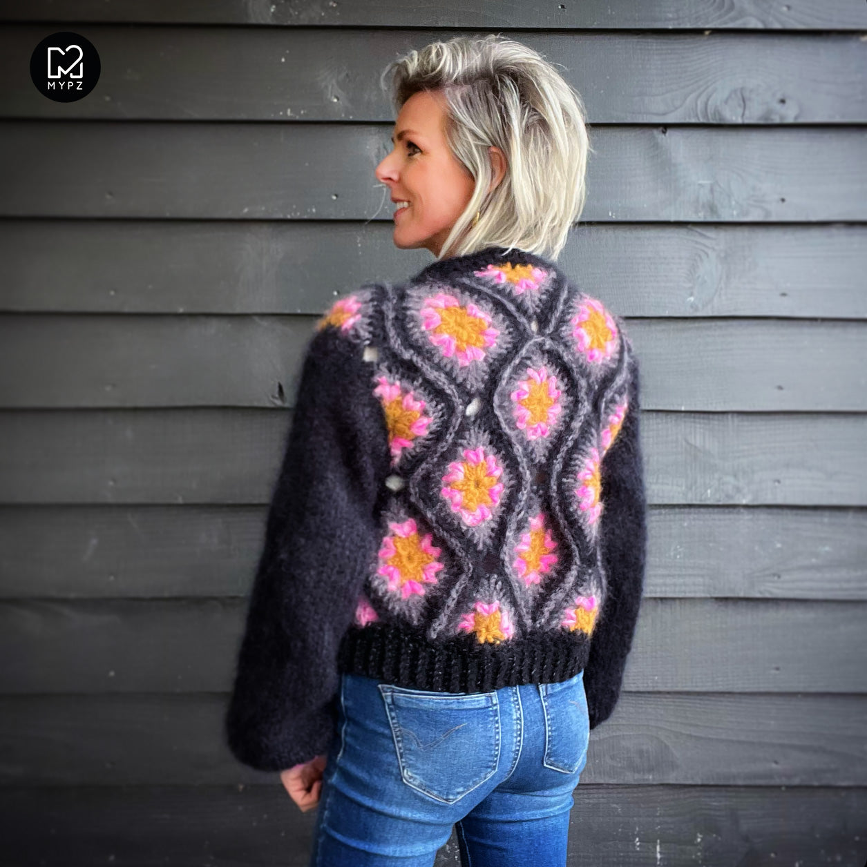 Häkelset - MYPZ Masterpiece Cardigan Pink Star (ENG-NL-DE)