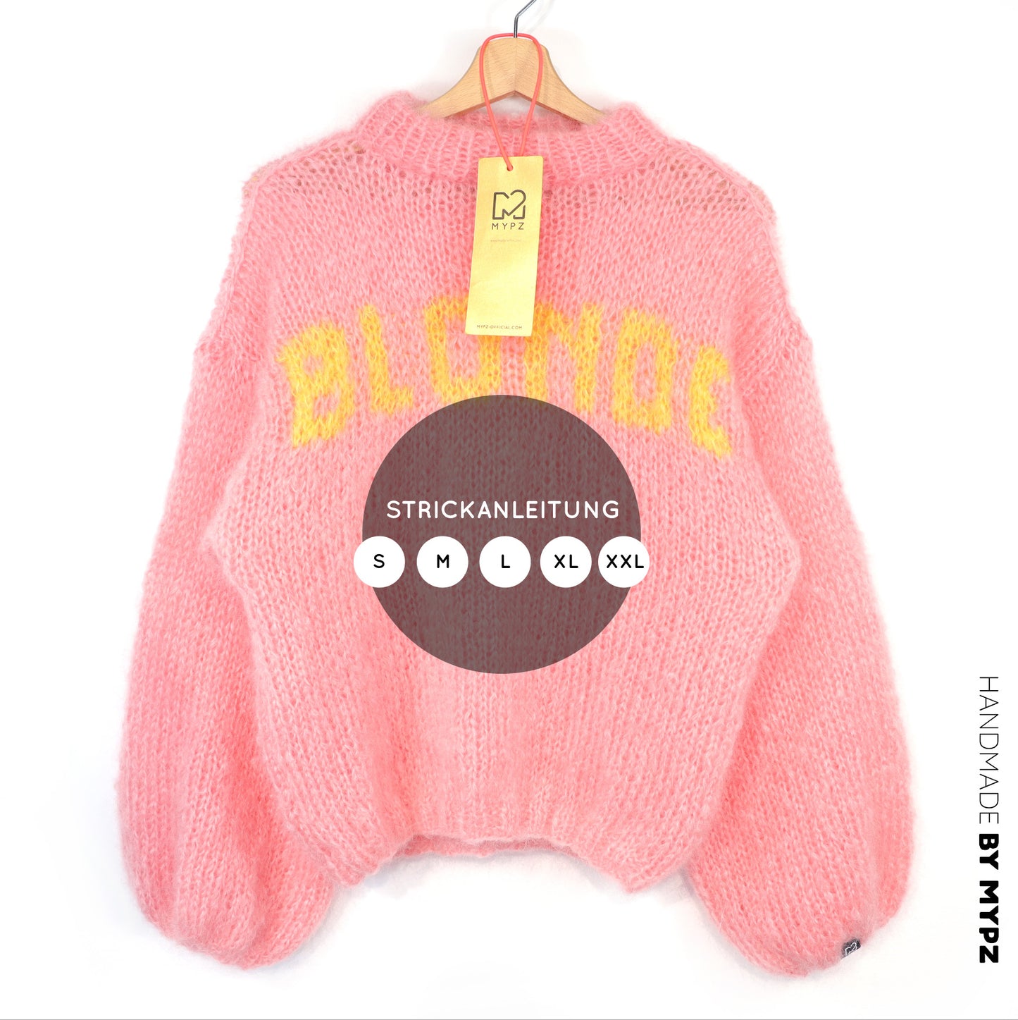 Strickanleitung– MYPZ Light Mohair Pullover Blonde No8 (ENG-DE-NL)