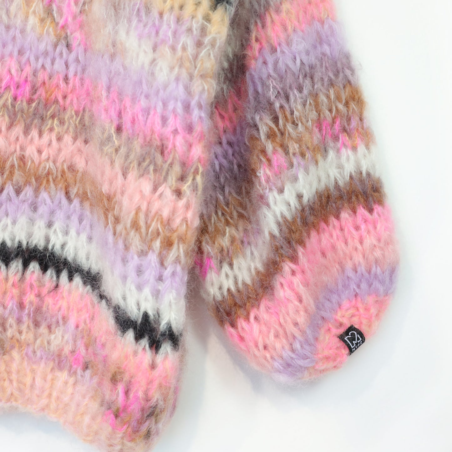 Strickset – MYPZ Chunky Mohair Cardigan Funky Caramel No.15 (ENG-NL-DE)