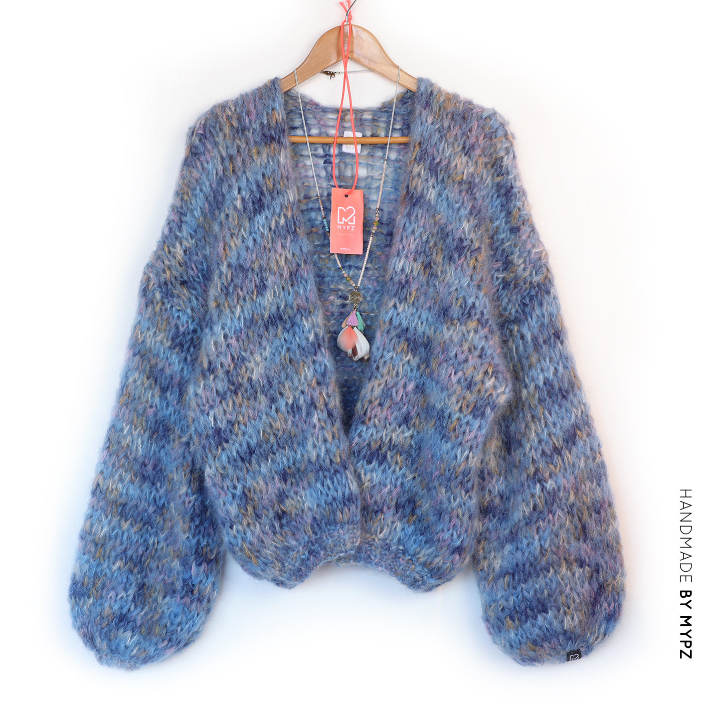 Strickset – MYPZ Kurze Chunky Mohair Cardigan Western No.15 (ENG-NL-DE)