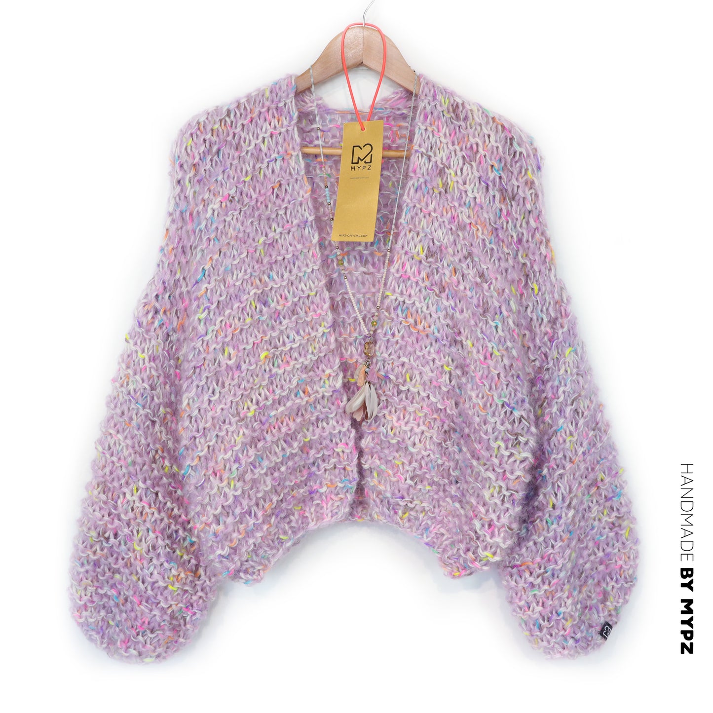Strickset – MYPZ Chunky Mohair-Merino Cardigan Confetti Nights No.15 (ENG-NL-DE)