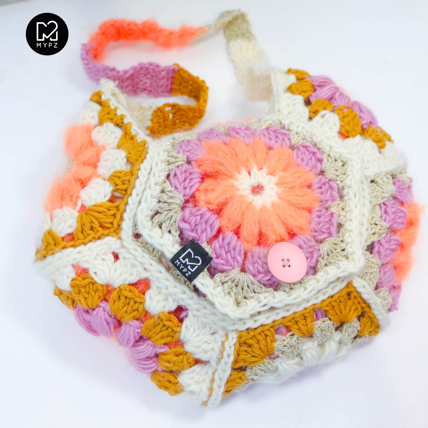 Häkelset - MYPZ hexagon Tasche Elite (ENG-NL-DE)