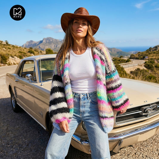 Strickset – MYPZ Chunky Mohair Cardigan Indian Summer No.15 (ENG-NL-DE-NO)