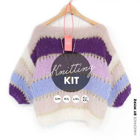 Strickset – MYPZ Light Mohair Top Purple No10 (ENG-NL-DE)