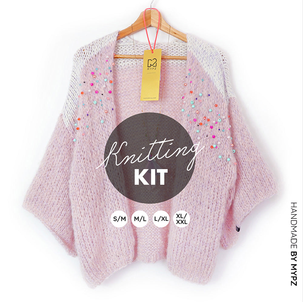 Strickset – MYPZ Light Mohair Cardigan Jewel no10 (ENG-NL-DE)