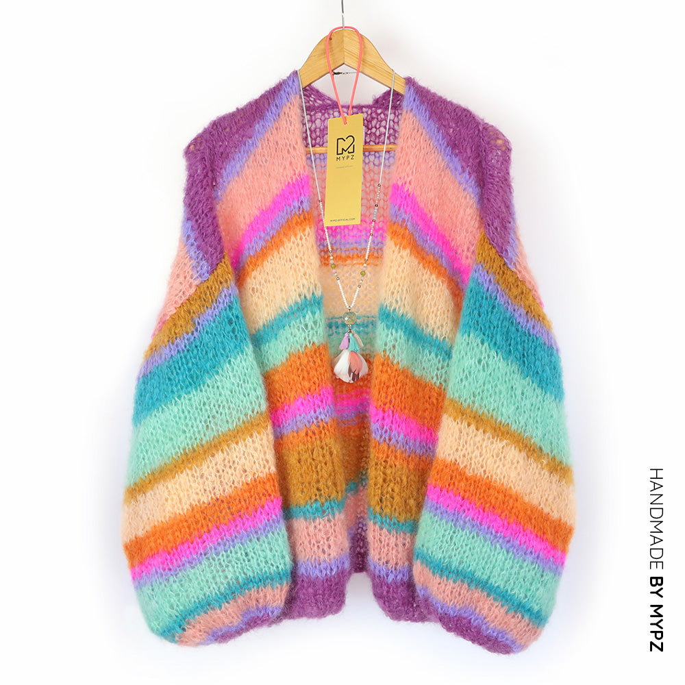 Strickanleitung – MYPZ Basic Light Mohair Cardigan Crystal No10 (ENG-NL-DE)