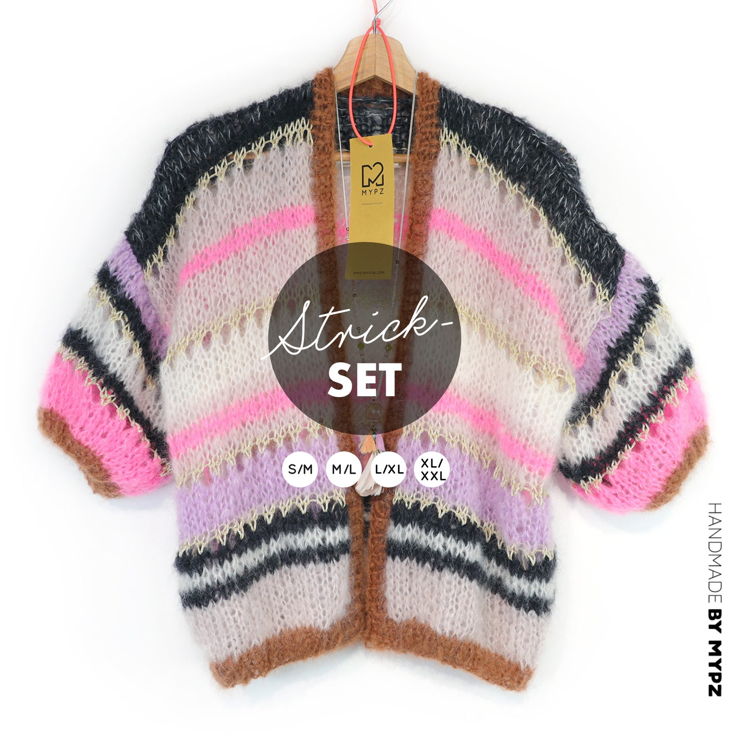 Strickset – MYPZ Light Mohair Cardigan Alexia No10 (ENG-NL-DE)