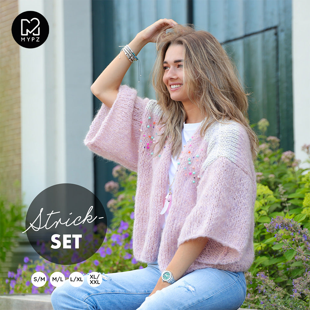 Strickset – MYPZ Light Mohair Cardigan Jewel no10 (ENG-NL-DE)