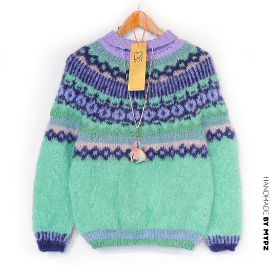 Strickset – MYPZ top-down pullover Oceana No6 (ENG-NL-DE)