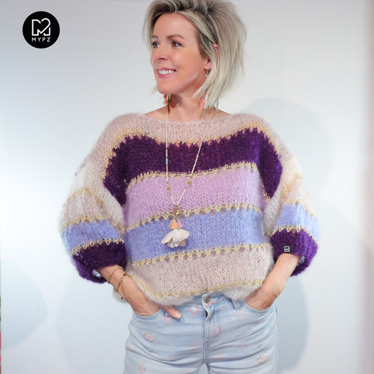 Strickset – MYPZ Light Mohair Top Purple No10 (ENG-NL-DE)
