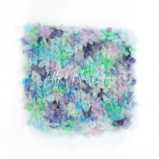 MYPZ Teddy – hand-dyed Blue Lagoon