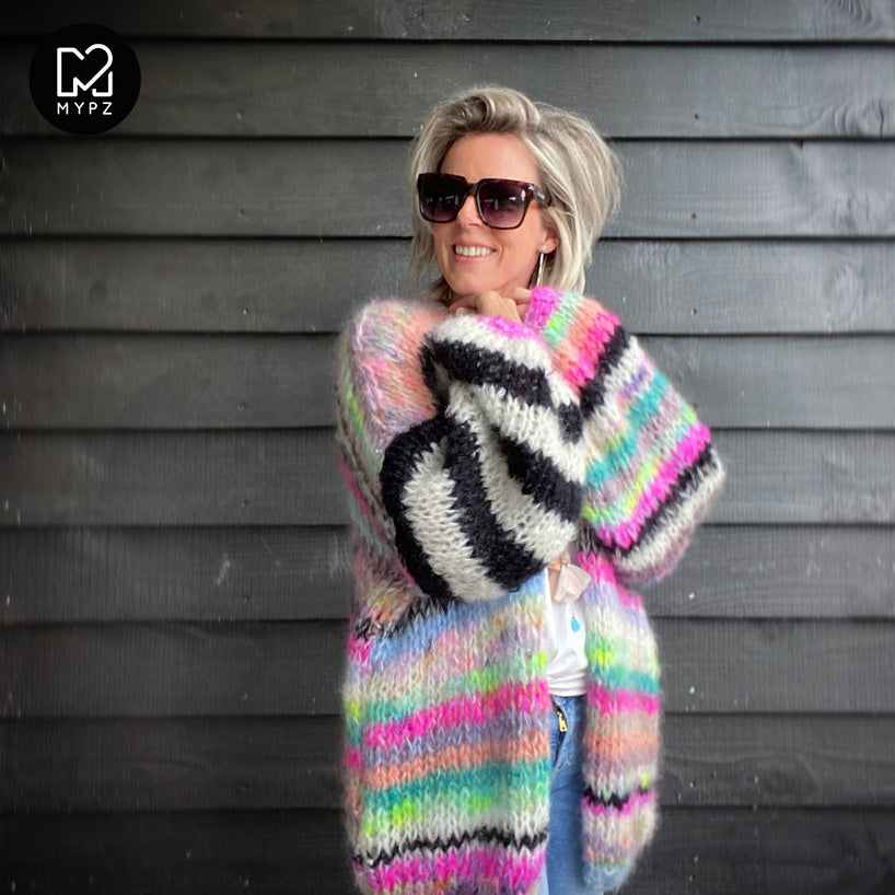 Strickset – MYPZ Chunky Mohair Cardigan Indian Summer No.15 (ENG-NL-DE-NO)
