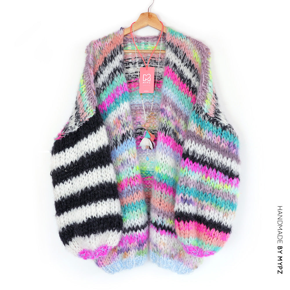 Strickset – MYPZ Chunky Mohair Cardigan Indian Summer No.15 (ENG-NL-DE-NO)