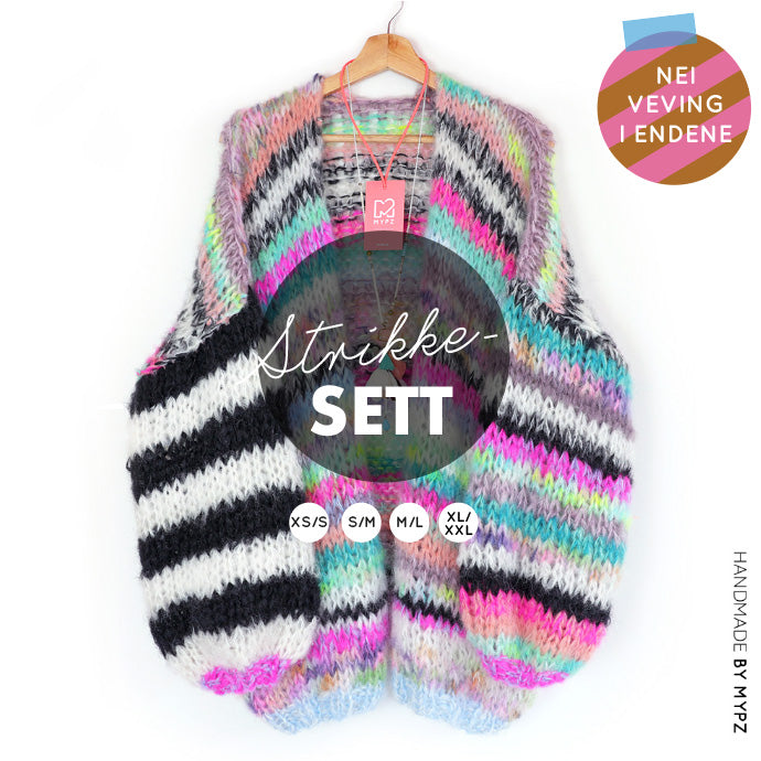 Strickset – MYPZ Chunky Mohair Cardigan Indian Summer No.15 (ENG-NL-DE-NO)