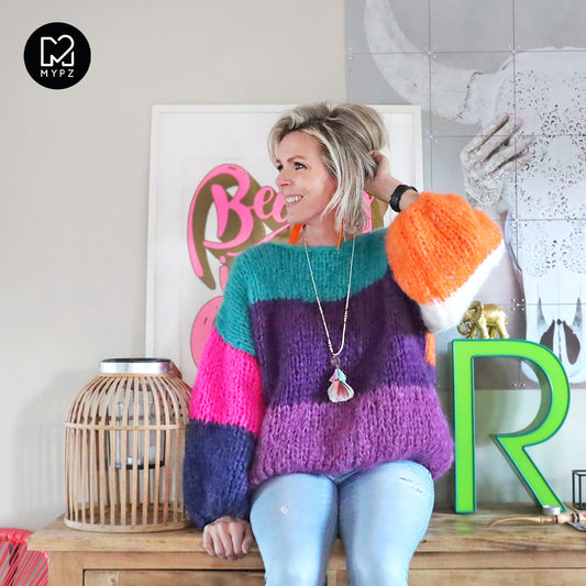 Knitting Kit – MYPZ Basic Chunky Pullover Robby No15 (ENG-NL)