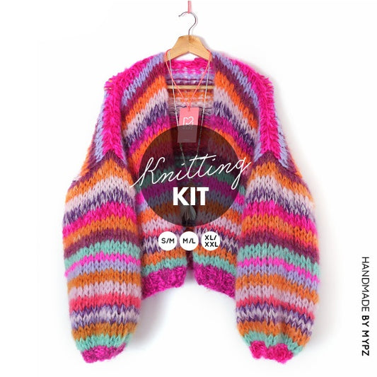 MYPZ short chunky mohair cardigan Lavie no15