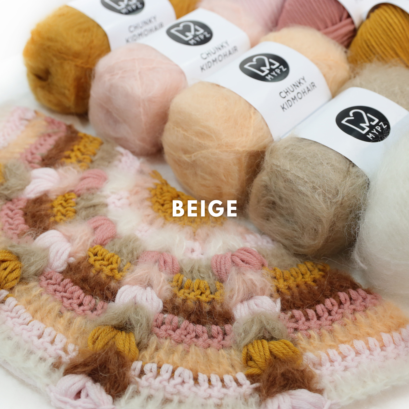 Häkelset - MYPZ Boho-Schal CAL (ENG-NL-DE-FR-ES)