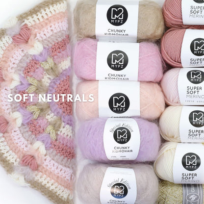 Häkelset - MYPZ Boho-Schal CAL (ENG-NL-DE-FR-ES)
