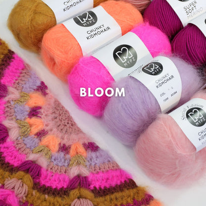 Häkelset - MYPZ Boho-Schal CAL (ENG-NL-DE-FR-ES)
