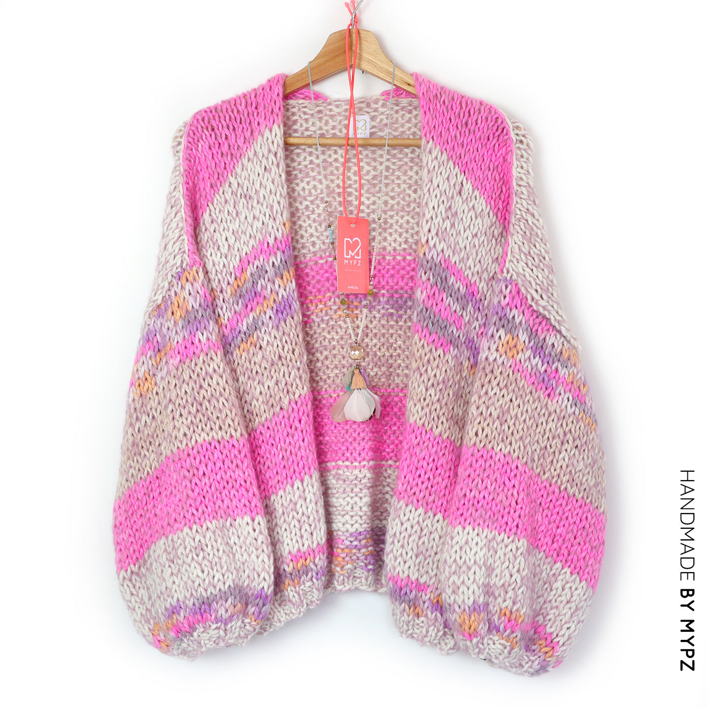 Knitting Kit – Chunky Alpaca Cardigan Amy-Rose No.12 (ENG-NL)