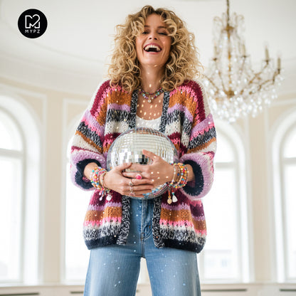 Strickset – MYPZ Light Alpaca Cardigan Twinkle Berry No10 (ENG-NL-DE)