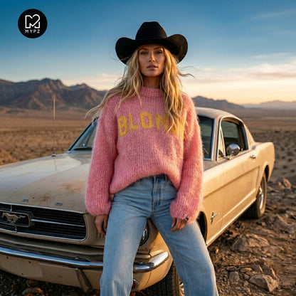 Knitting Kit – MYPZ Light Mohair Pullover Blonde No8 (ENG-DE-NL)