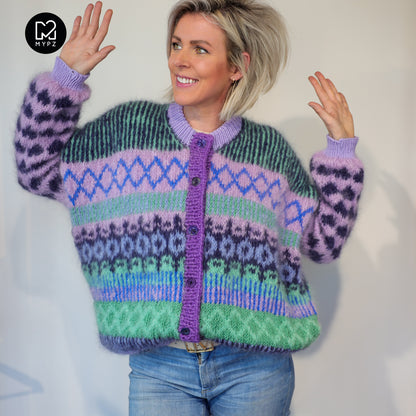 Strickset – MYPZ Cardigan True Blue No6 (ENG-NL-DE)