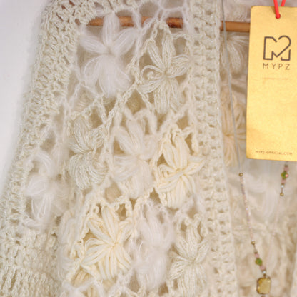 Häkelanleitung - MYPZ kurzer Bomber-Cardigan Wildflower (ENG-DE-NL-ES-FR-IT-DA-SV-NO)