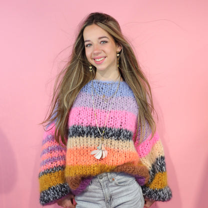 Strickanleitung – MYPZ Basic Chunky Pullover Candy Heat No15 (ENG-NL-DE)