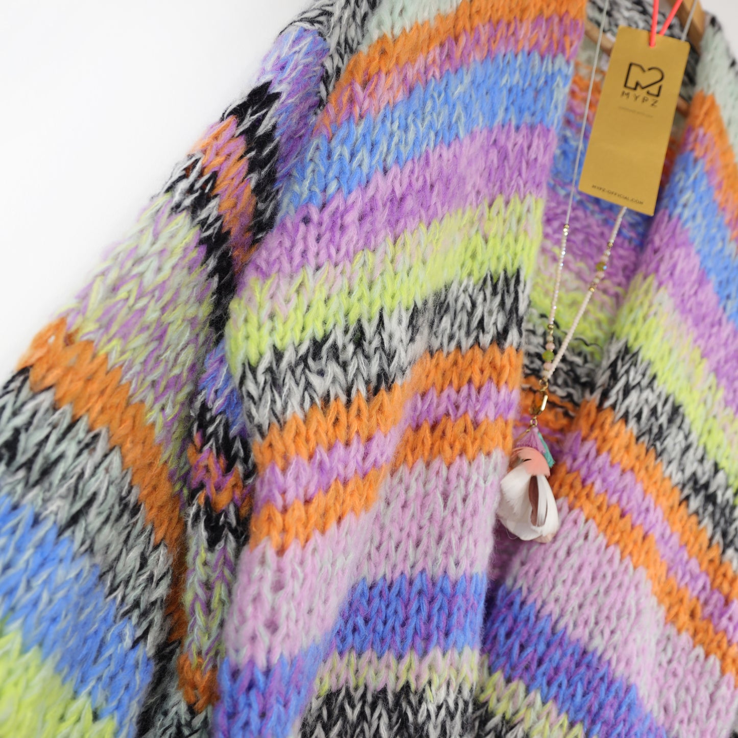 Strickanleitung – MYPZ Chunky Alpaca Cardigan Fluffy No.12 (ENG-NL-DE)