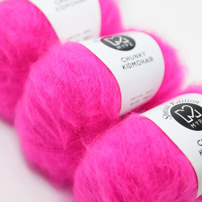 MYPZ Chunky Kidmohair DK Special Edition – Neon Pink