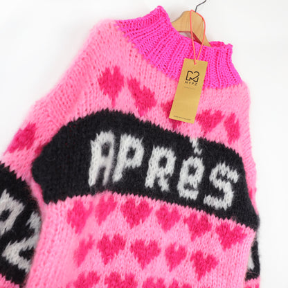 Strickset – MYPZ Chunky Mohair Ski Love Pullover Pink No.9 (ENG-NL-DE)