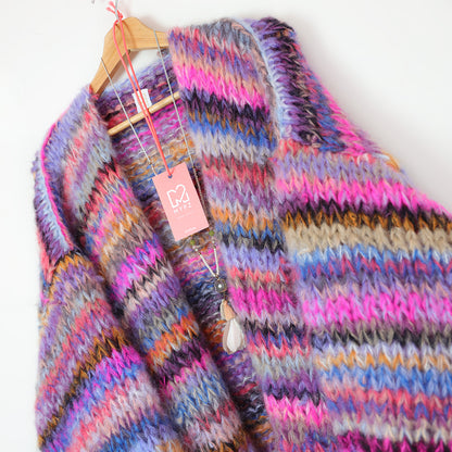 Strickset – MYPZ  Chunky Mohair Cardigan Flirty No15 (ENG-NL-DE)