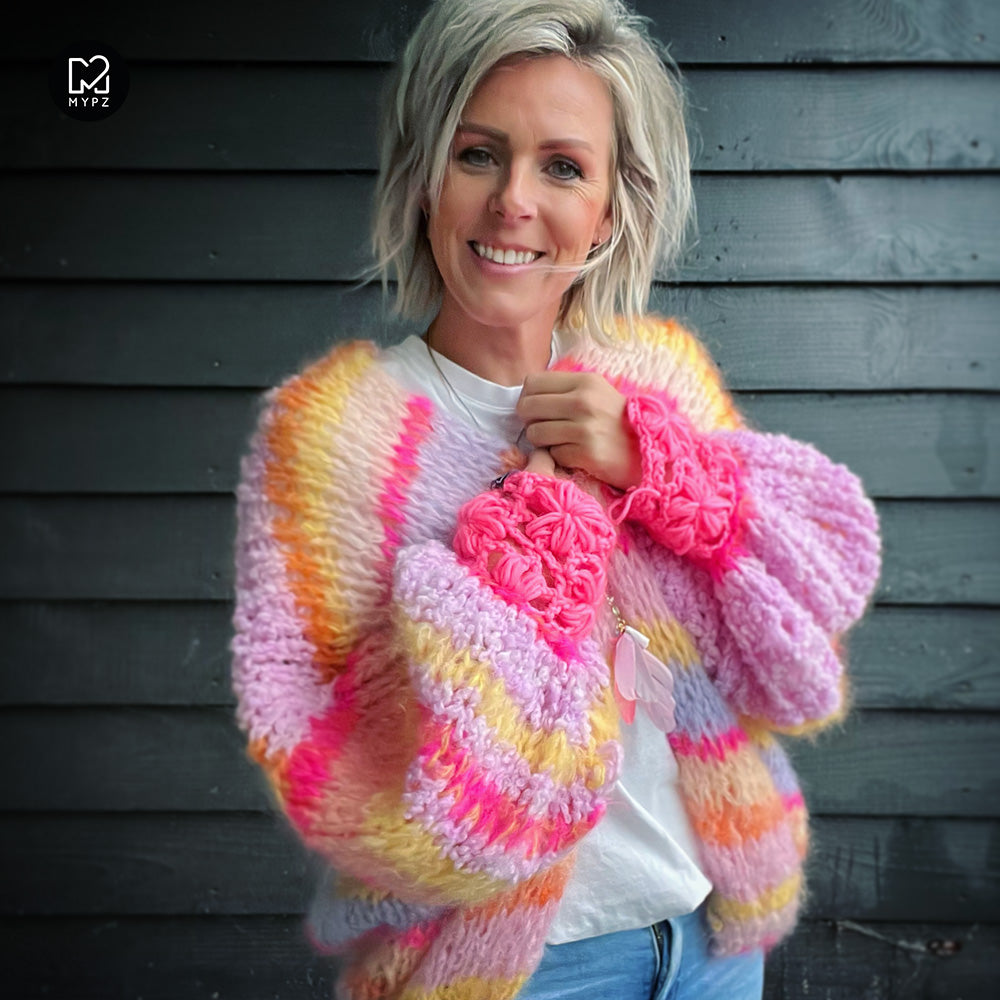 MYPZ Chunky Mohair Cardigan Joy