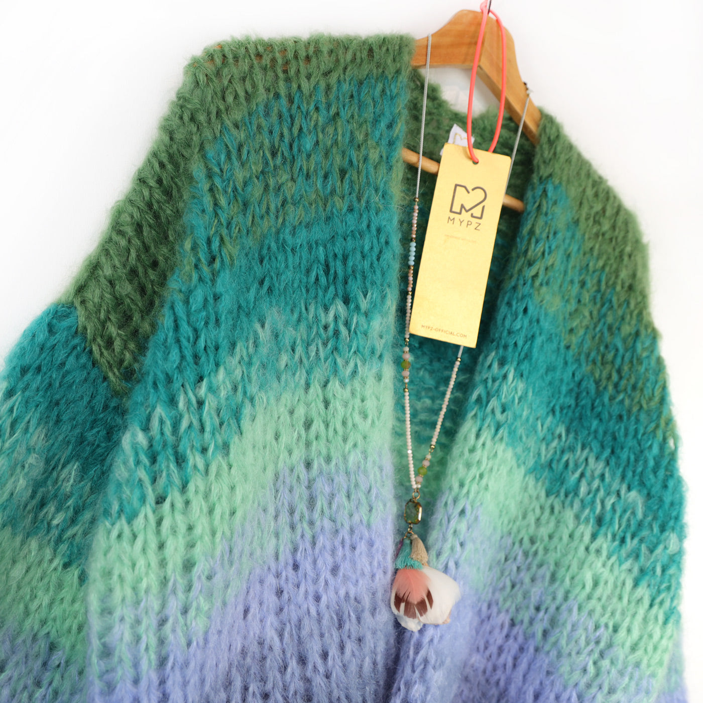Strickanleitung – MYPZ Chunky-Mohair-Cardigan Mystic Lagoon Nr. 15 (ENG-DE-NL-ES-FR-IT-DA-SV-NO)