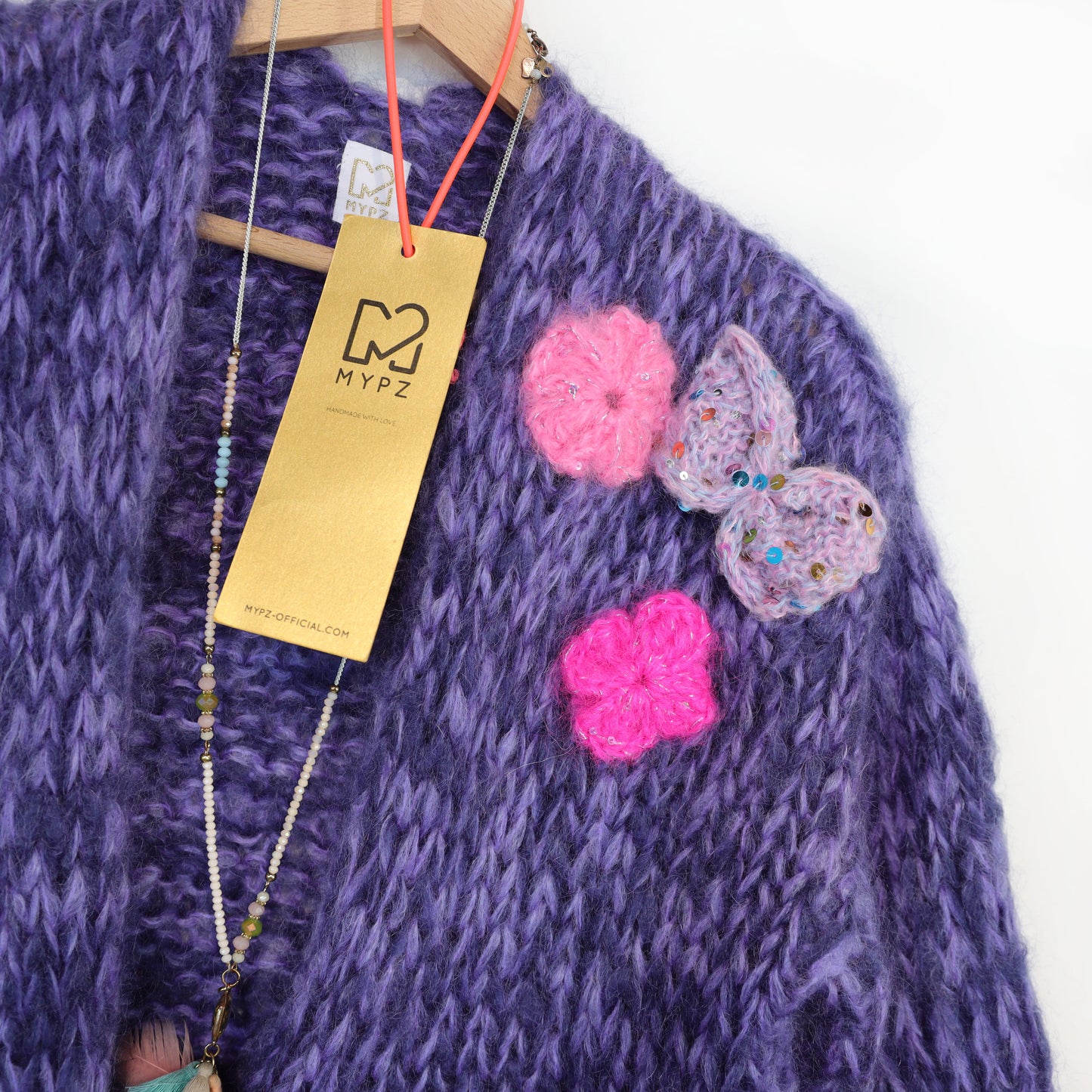 Chunky Mohair cardigan Sandra