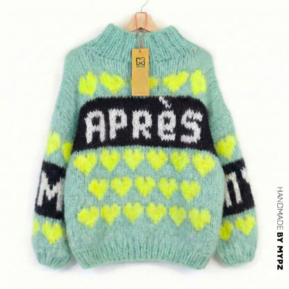 Strickset – MYPZ Chunky Mohair Pullover Mint Love No.9 (ENG-NL-DE)