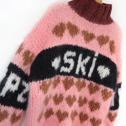 Strickset – MYPZ Chunky Mohair Pullover Alpine Blue No.9 (ENG-NL-DE)