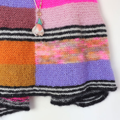Knitting Kit - Cosy Cuddle Mohair Shawl Pecan No6 (ENG-NL)