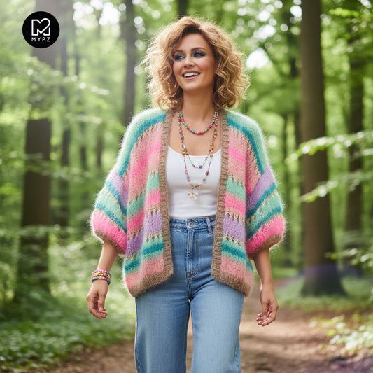 Strickset – MYPZ Light Mohair Cardigan Faby No10 (ENG-NL-DE)
