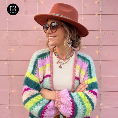 Strickset – MYPZ Light Alpaka Cardigan Featherlight No10