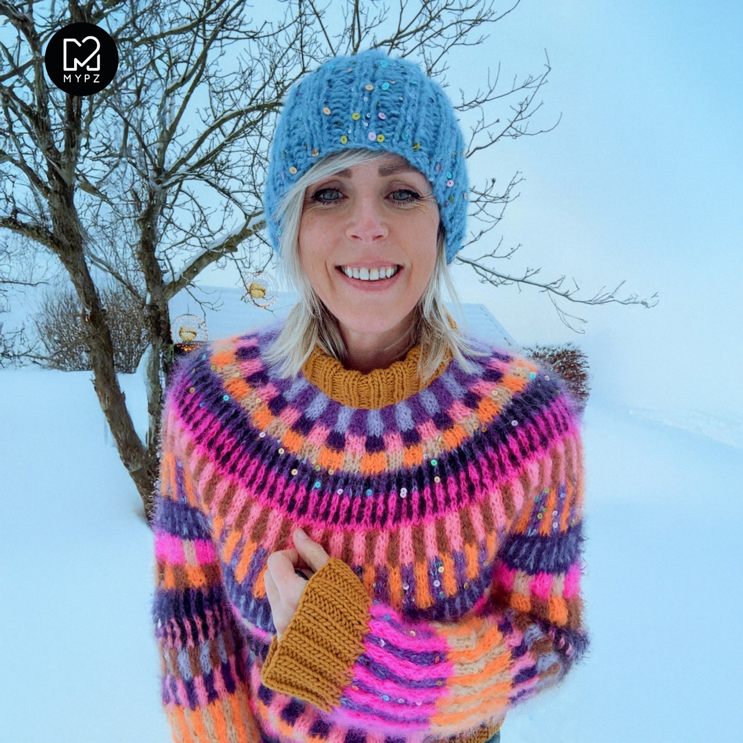 Strickset – MYPZ top-down sweater Boho Firefly No6 (ENG-NL-DE)