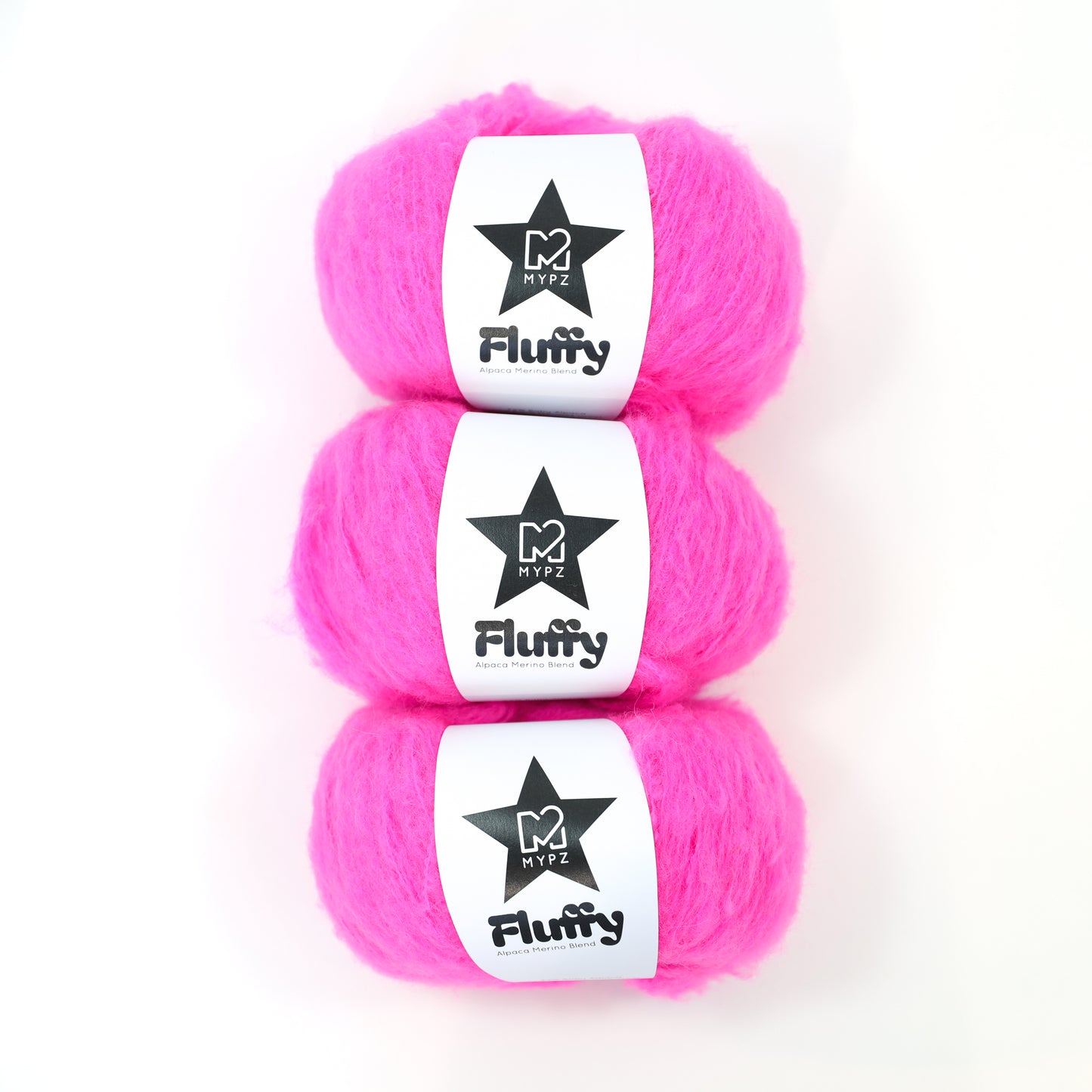 MYPZ Fluffy Neon Pink