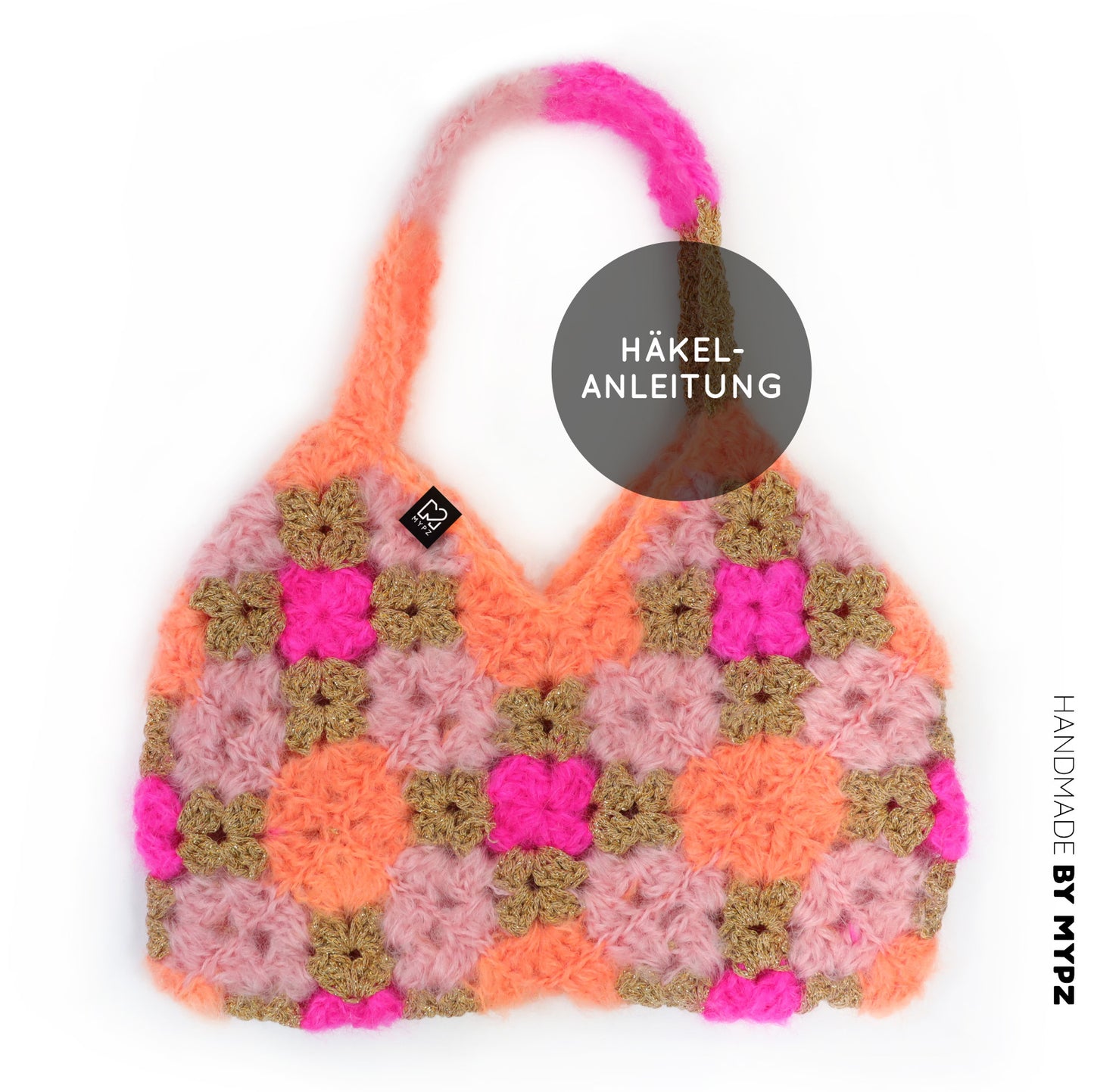 Häkelanleitung - MYPZ Diamonds Tasche (ENG-NL-DE-FR-ES)