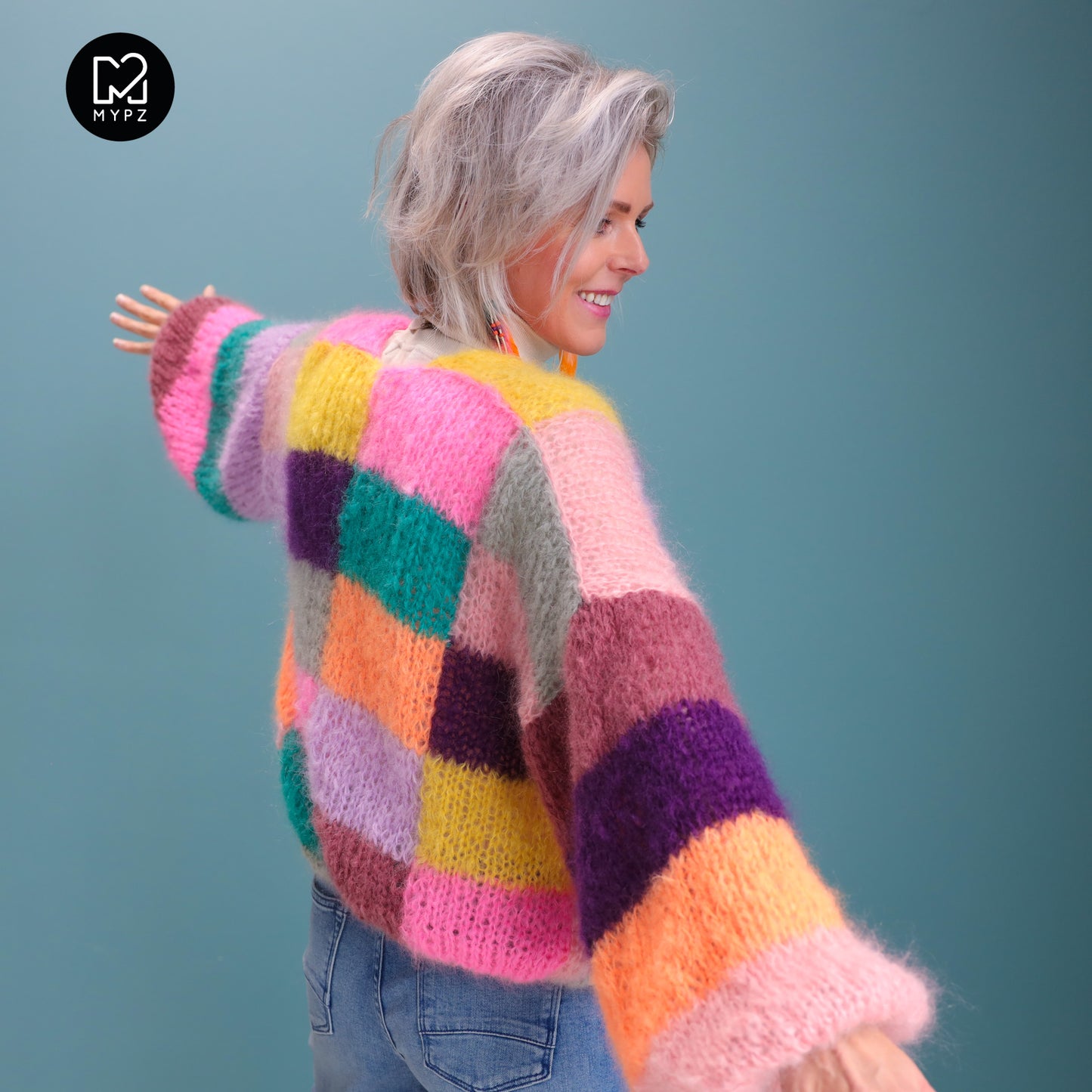 Strickanleitung – MYPZ Kurze Mohair Cardigan Harper No10 (ENG-NL-DE)