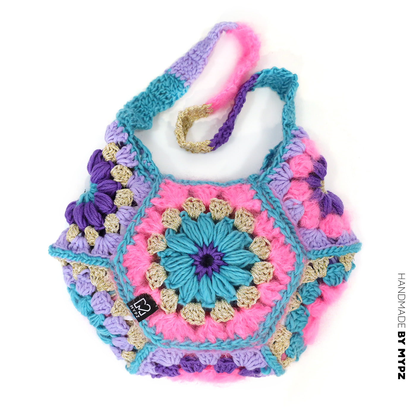 Crochet kit - MYPZ hexagon bag Pacha (ENG-NL-DE)